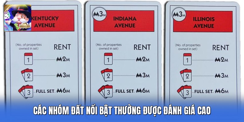 Các nhóm đất nổi bật thường được đánh giá cao