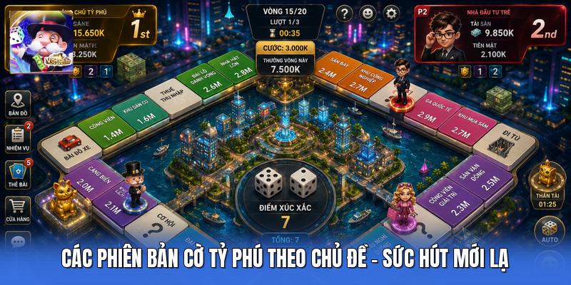 Các Phiên Bản Cờ Tỷ Phú Theo Chủ Đề - Sức Hút Mới Lạ