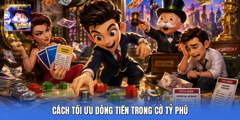 Cách tối ưu dòng tiền trong cờ tỷ phú 