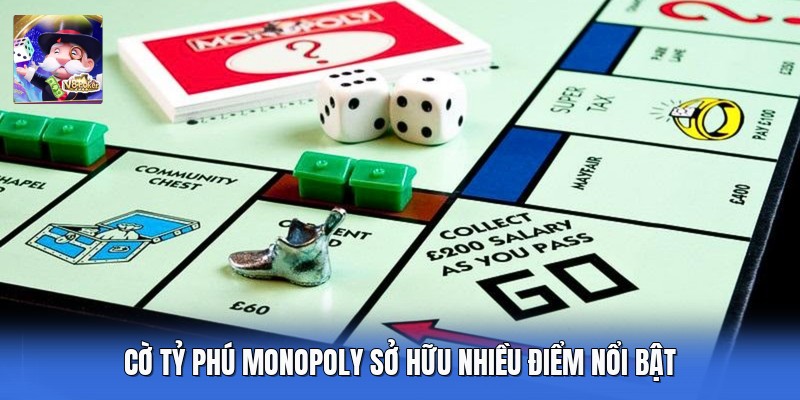 Cờ tỷ phú Monopoly sở hữu nhiều điểm nổi bật