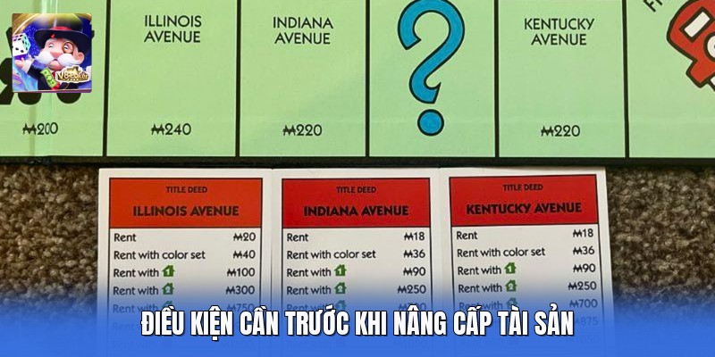 Điều kiện cần trước khi nâng cấp tài sản