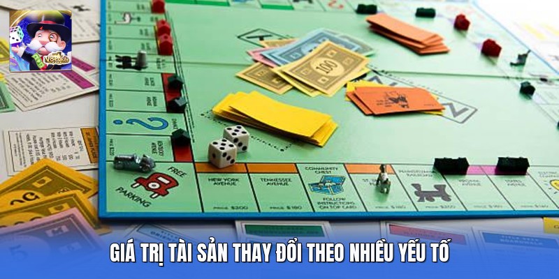 Giá trị tài sản thay đổi theo nhiều yếu tố