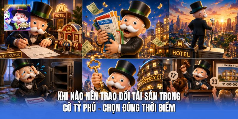 Khi Nào Nên Trao Đổi Tài Sản Trong Cờ Tỷ Phú - Chọn Đúng Thời Điểm
