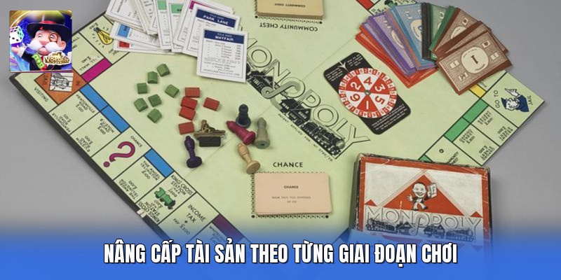 Nâng cấp tài sản theo từng giai đoạn chơi