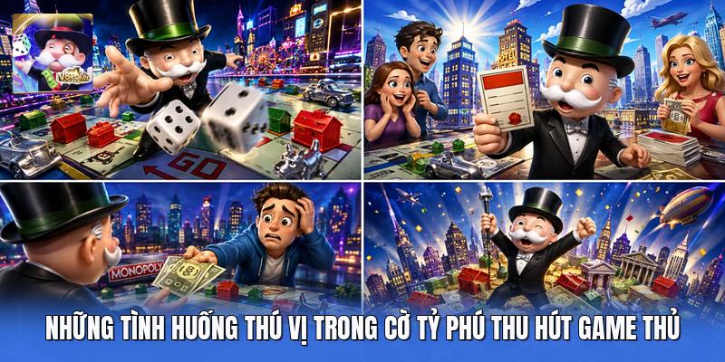 Những Tình Huống Thú Vị Trong Cờ Tỷ Phú Thu Hút Game Thủ