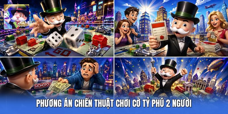 Phương án chiến thuật chơi cờ tỷ phú 2 người